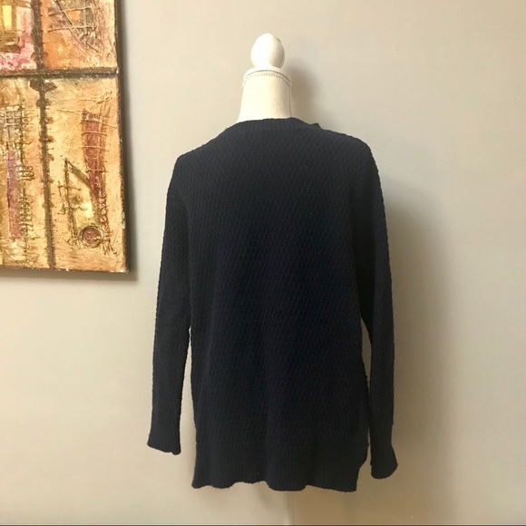 GAP Navy Cable Knit Sweater - Picture 3 of 6